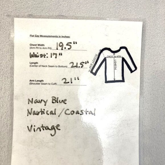 Vintage Nautical Blazer Jacket Womens 8 Casual Metrostyle Anchor Buttons Coastal - Picture 3 of 16